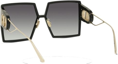 DIOR Woman Sunglasses Black & Gold Frame, Smoke Lenses, 58MM in Saudi Arabia