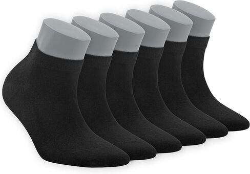 BAMBOOVEN Women Rayon Bamboo Ankle Socks Low Cut Thin Sock Lightweight Assorted Colors Soft Socks 3/6/8/12 Pairs in Saudi Arabia