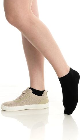 BAMBOOVEN Women Rayon Bamboo Ankle Socks Low Cut Thin Sock Lightweight Assorted Colors Soft Socks 3/6/8/12 Pairs in Saudi Arabia