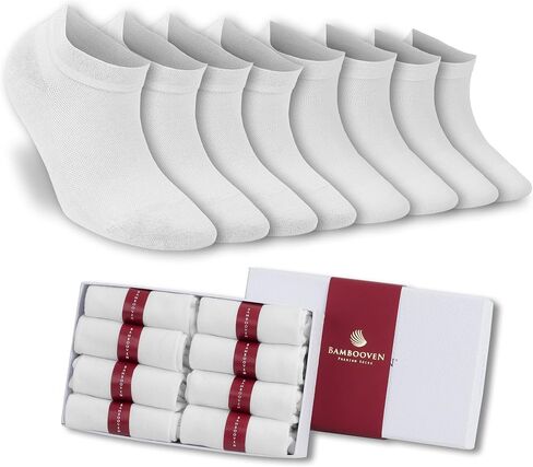 BAMBOOVEN Women Rayon Bamboo Ankle Socks Low Cut Thin Sock Lightweight Assorted Colors Soft Socks 3/6/8/12 Pairs in Saudi Arabia