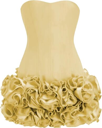 Satin Flower Girl Dresses Strapless Flower Girl Dress for Wedding Girls Princess Birthday Dress in Saudi Arabia