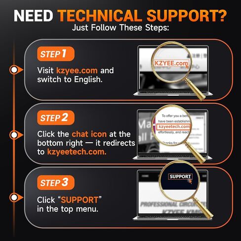 KZYEE KC601 Heavy Duty Truck Scanner – Full System Diesel Code Reader for CAT, Cummins, Freightliner & More, Supports J1939/J1708/J1587, Read/Clear Codes, Live Data, Free Updates, Bonus Bag in Kuwait