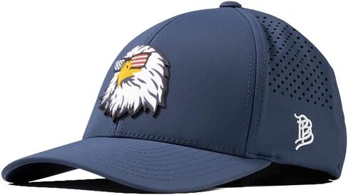 Branded Bills Party Eagle PVC Curved Performance Hat for Men | Golf Running Baseball Cap in Kuwait