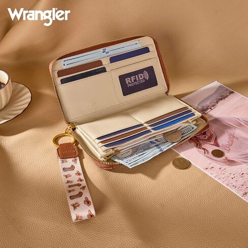 مجموعة حقائب اليد Wrangler Rodeo Icons ومحافظ المعصم الغربية in Kuwait
