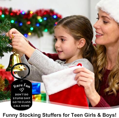 Graduation Gifts for Teens, Dont Do Stupid Shitkeychain, Back to School Supplies for Girls Boys 5th 8th Grade, College Dorm Room Essentials for Guys, Boy Dad New Driver Keychain in Saudi Arabia