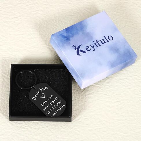 Graduation Gifts for Teens, Dont Do Stupid Shitkeychain, Back to School Supplies for Girls Boys 5th 8th Grade, College Dorm Room Essentials for Guys, Boy Dad New Driver Keychain in Saudi Arabia