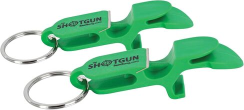 Shotgun Keychain Tool – 2-Pack Beer Bong Party Tools with Bottle Opener & Tab Opener – Fun Gift for Tailgates & Events – Made in USA (Pink) in Kuwait