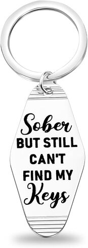 هدية رصينة من ENSIANTH AA NA Sober AF دعم سلسلة مفاتيح للتوعية بالرصانة، سلسلة مفاتيح للتعافي من الإدمان، هدية مجهولة لمدمني الكحول in Kuwait