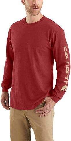 Carhartt Men's Dearborn Loose Long-Sleeve Logo T-Shirt Closeout in Kuwait