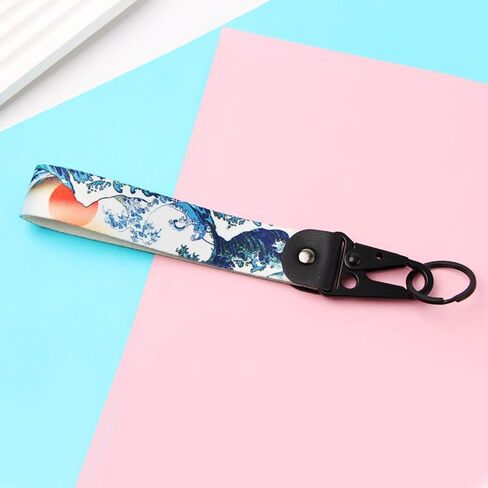 3Pcs Stylish Nylon sea wave Keychain for Durable Lightweight Accessory Cars Motorcycles Bags Accessory in Kuwait