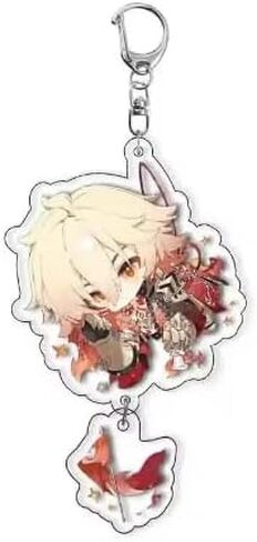 Cartoon HSR Honkai Star Rail Anime Pendant Keychains Holder Car Key Ring Mobile Phone Bag Hanging Cute Chibi Kawaii (Mydei/Style 2) in Kuwait