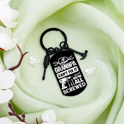 Funny Gifts for Grandpa Grandpa Keychain Grandpa Birthday Gifts Unique Gift for Fathers Day Christmas Men Keychain for Grandfather in Saudi Arabia