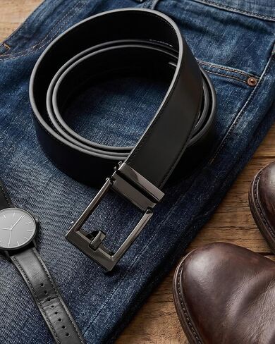 CHAOREN Ratchet Belts for Men - 1.5" Mens Belt Genuine Leather for Causual Jeans - Customizable Style, Versatile Fit in Saudi Arabia