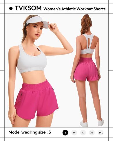 TVKSOM 3 Pack Women's Athletic Shorts and 7 Pack Tank Tops in Saudi Arabia