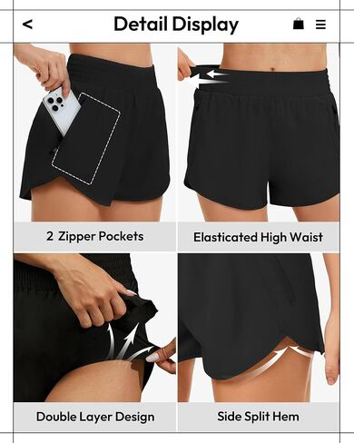 TVKSOM 3 Pack Women's Athletic Shorts and 7 Pack Tank Tops in Saudi Arabia