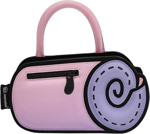 2D Cartoon Crossbody Bag (Rollie) - Fun Pop Art, Trendy Cross Body Shoulder Bags for Women, Senor Year, for Daily and Travel in Saudi Arabia