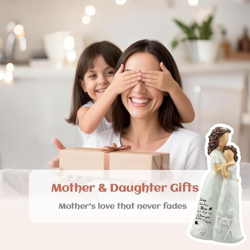 LIGETON Mothers Day Mom Gifts for Mom from Daughter,Cool Birthday Gifts for Women Wife Christmas Stocking Stuffers Unique Gift Ideas for Mama Grandma Aunt Hand-Painted Figure Sculpture Presents in Saudi Arabia