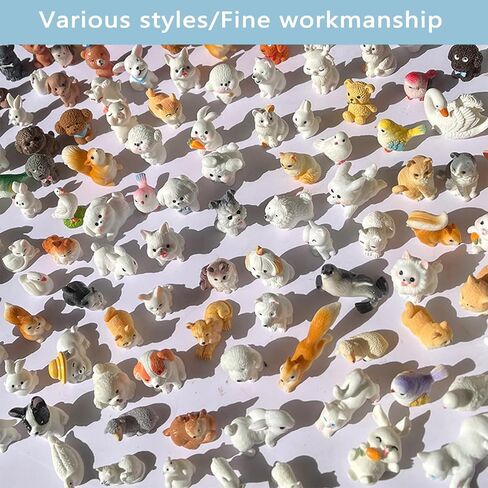 10 Pcs Large Mystery Bag Mini Resin Animals Figurines,Surprise Gifts for Women, Precise Craftsmanship Blind Bags for Terrarium Garden Micro Landscape Aquarium Potted Decoration in Kuwait
