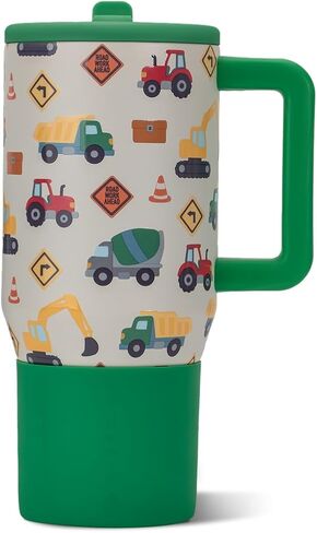 HydroJug Kids - 20 oz Insulated Kids Water Bottle with Flip Straw & Handle | Leak-Proof & Durable | Perfect for School, Sports, Lunch, Travel & Camp, Sweet Cherry in Kuwait