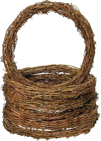 6 Pack Grapevine Wreaths,Vine Wreath Rings for DIY Crafts, Front Door & Holiday Home Decor(12 Inch) in Saudi Arabia