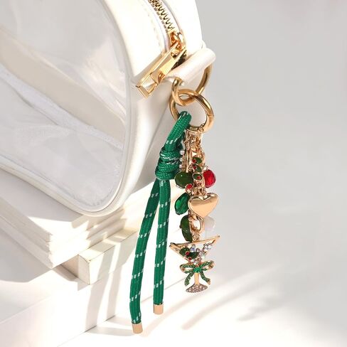 ANGLESJELL Olive Martini Bag Charm Keychain for Women Nylon Rope Dirty Martini Purse Charm Bag Accessories Gifts in Saudi Arabia