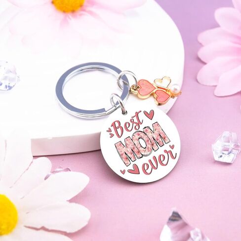 Mom Gifts for Mothers Day Mom Gifts From Daughters Moms Mothers Day Birthday Gift Ideas Mama Keychain Best Moms Ever Gift in Saudi Arabia