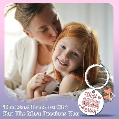 Mom Gifts for Mothers Day Mom Gifts From Daughters Moms Mothers Day Birthday Gift Ideas Mama Keychain Best Moms Ever Gift in Saudi Arabia