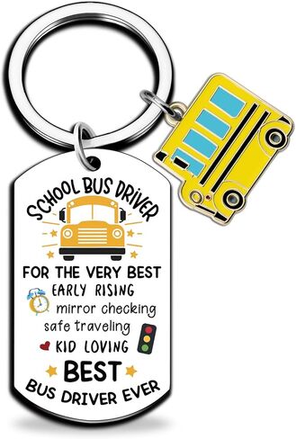 igvean Bus Driver Appreciation Gifts School Bus Driver Gifts Thank You Keychain Christmas Birthday Gift for Buses Drivers in Saudi Arabia