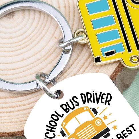 igvean Bus Driver Appreciation Gifts School Bus Driver Gifts Thank You Keychain Christmas Birthday Gift for Buses Drivers in Saudi Arabia