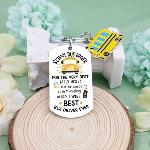 igvean Bus Driver Appreciation Gifts School Bus Driver Gifts Thank You Keychain Christmas Birthday Gift for Buses Drivers in Saudi Arabia
