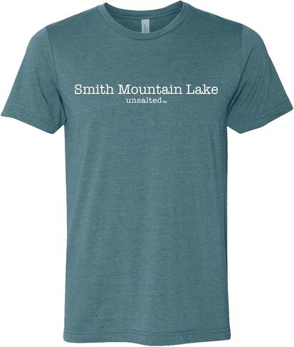 Smith Mountain Lake Unsalted Modern Fit Unisex Short Sleeve T-Shirt in Saudi Arabia