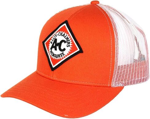 J&D Productions, inc. Allis Chalmers Tractor Hat, New Logo, Orange with White mesh Back, in Saudi Arabia