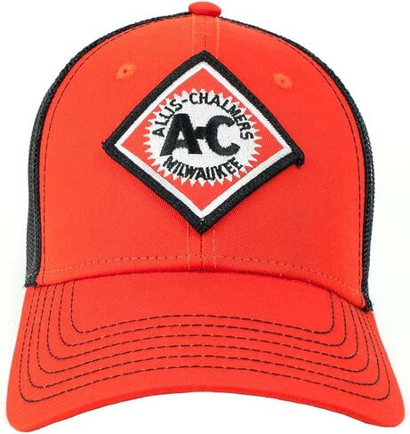 J&D Productions, inc. Allis Chalmers Tractor Hat, New Logo, Orange with White mesh Back, in Saudi Arabia