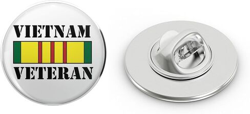 فيتنام المخضرم شارة فخور الشريط الخدمة العسكرية المعادن التلبيب قبعة دبوس التعادل تك Pinback 0.75" in Kuwait