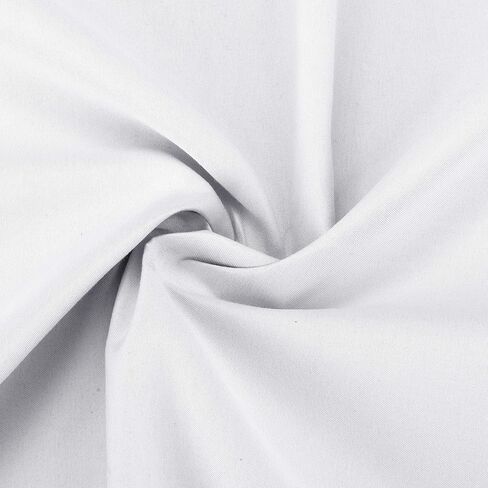 Home Collection 2 Panels 100% Blackout Curtain Set Solid Color with Rod Pocket Grommet Drapes for Kitchen, Dinning Room, Bathroom, Bedroom,Living Room Window New (74" Wide X 83" Long, White) in Saudi Arabia