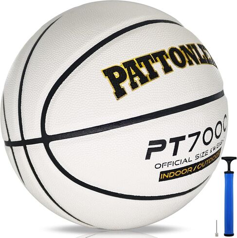 Basketball Ball – Official Size– Composite Leather Indoor/Outdoor Basketball for Men, Women & Girls, with Pump in Saudi Arabia