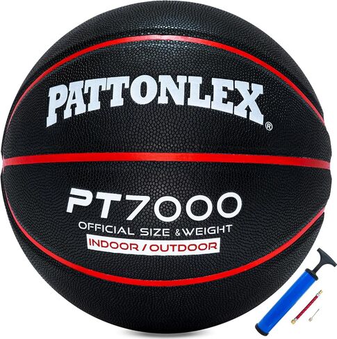Basketball Ball – Official Size– Composite Leather Indoor/Outdoor Basketball for Men, Women & Girls, with Pump in Saudi Arabia