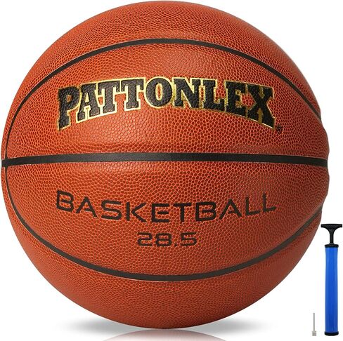 Basketball Ball – Official Size– Composite Leather Indoor/Outdoor Basketball for Men, Women & Girls, with Pump in Saudi Arabia