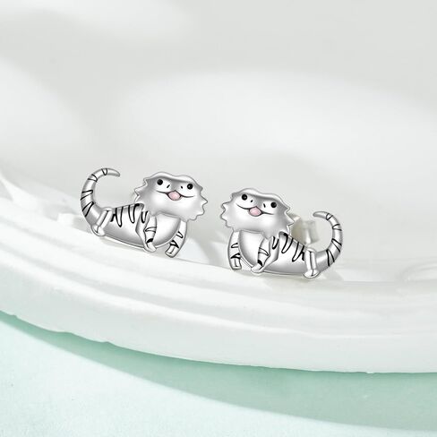 Bearded Dragon Earrings Lizard Earrings Jewelry for Women in Saudi Arabia