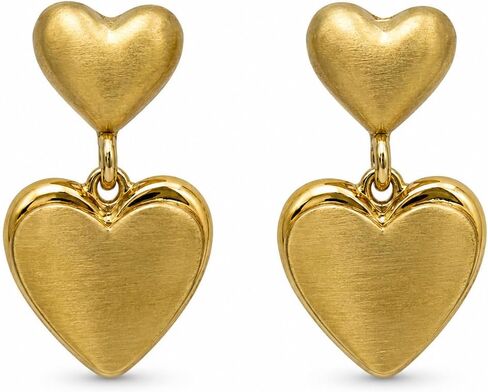 14K Gold Plated Earrings Set for Women, Dainty Hoop Stud & Dangle Earrings, Hypoallergenic Zircon Crystal Celestial Heart Bow Designs, Huggie Hoops for Multiple Piercings Cartilage Helix Jewelry in Kuwait