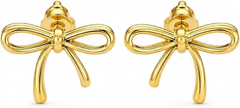 14K Gold Plated Earrings Set for Women, Dainty Hoop Stud & Dangle Earrings, Hypoallergenic Zircon Crystal Celestial Heart Bow Designs, Huggie Hoops for Multiple Piercings Cartilage Helix Jewelry in Kuwait