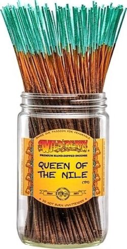 W. Berry Queen of The Nile Incense Stick Bundle [100 Sticks Per Pack - Brown - 10.5"] - ID#68841 in Kuwait