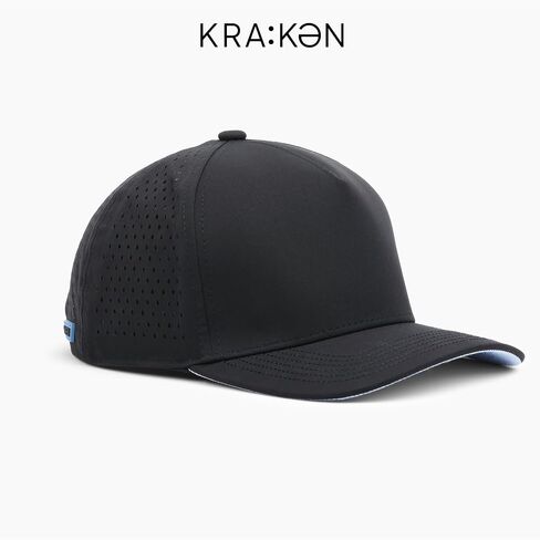 Dragonskin KRAKƏN Waterproof, Water Resistant Men's Snapback. Float Ready, Quick Dry and Water Ready. Black in Saudi Arabia