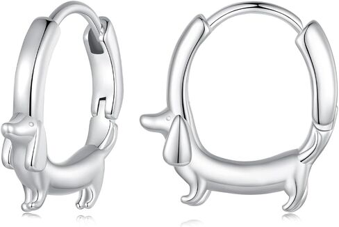 Dachshund Earrings, Dog Earrings, Hypoallergenic Animal Jewelry, Unique Dachshund Birthday Gifts for Women in Saudi Arabia