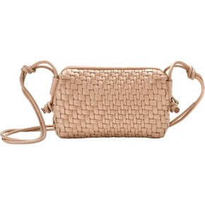 Woven Crossbody Bag for Women Small Woven Purse Vegan Leather Handbag Braided Purse Small Crossbody Bag in Saudi Arabia