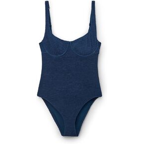 CALZEDONIA Woman's One Piece Swimsuit Crinkle Waves in Saudi Arabia