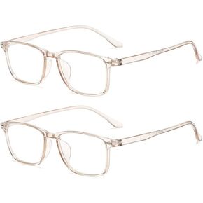 2 Pairs Nearsighted Distance Myopia Glasses for Women and Men, Lightweight Frame Driving Spectacles in Saudi Arabia