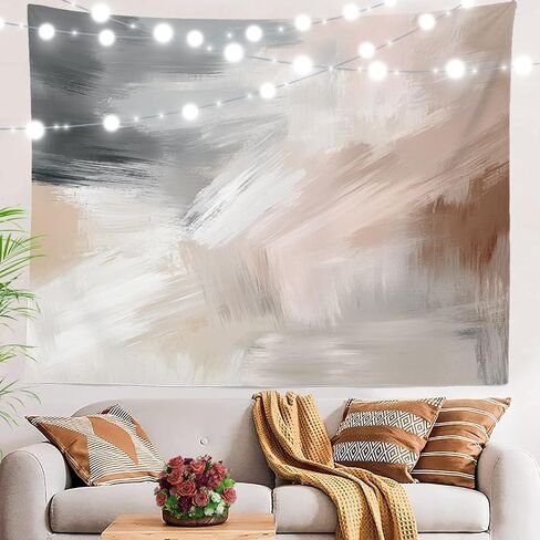 BaoNews Minimalist Neutral Tapestry, Serene Artwork Modern Large Wall Hanging Polyester Tablecloths Tapestry Bedroom Room Living Room Dorm 39.4 x 59.1 Inches in Kuwait