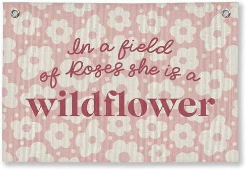 Girls Nursery Decor, Thank Heaven for Little Girls Linen Banner, Toddler Girl Room Decor, Pink Baby Shower Decoration Gift, Baby Girl Room Decoration 30x20 inchs in Saudi Arabia