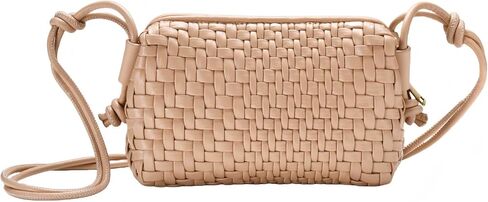 Woven Crossbody Bag for Women Small Woven Purse Vegan Leather Handbag Braided Purse Small Crossbody Bag in Saudi Arabia
